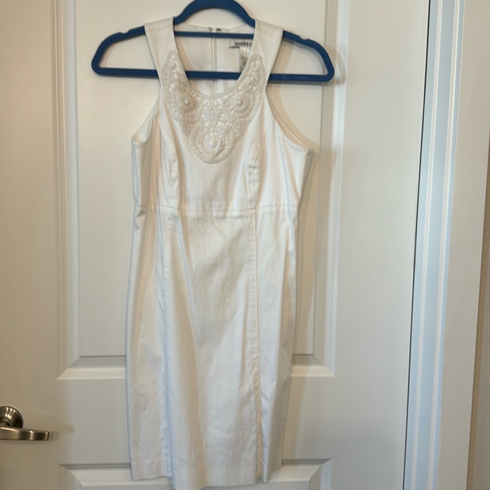White laundry dress